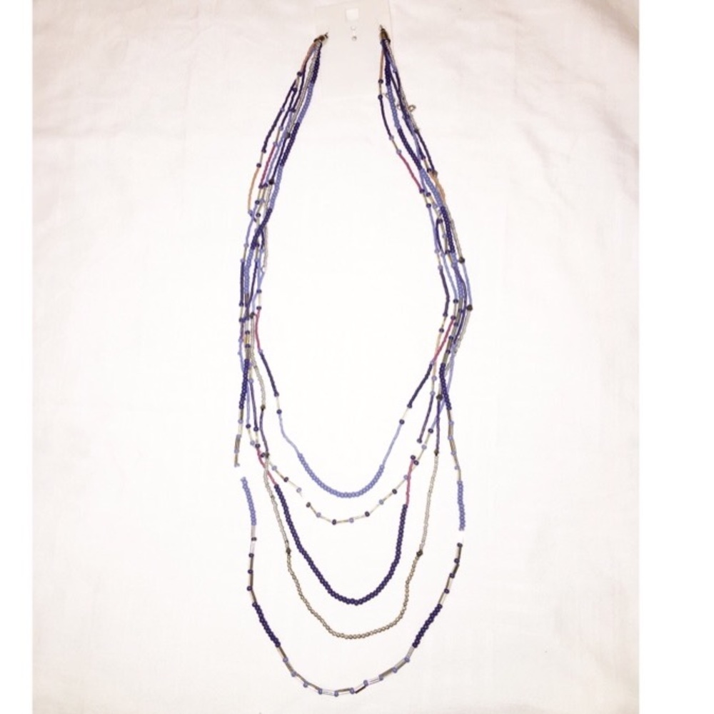 NWT 5 layer Beaded Necklace.